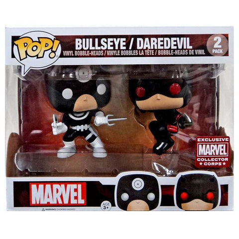 Pop Marvel: Marvel- Bullseye/Daredevil Two Pack (Marvel Collectors Corps Exclusive)