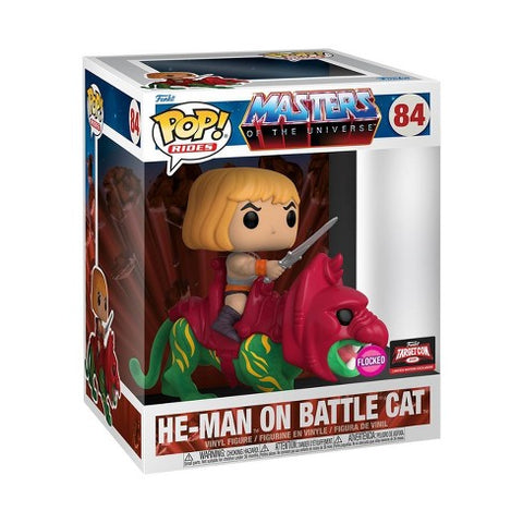 Pop Rides: Masters of the Universe- He-Man on Battlecat (Flocked 2022 Target Con Exclusive)