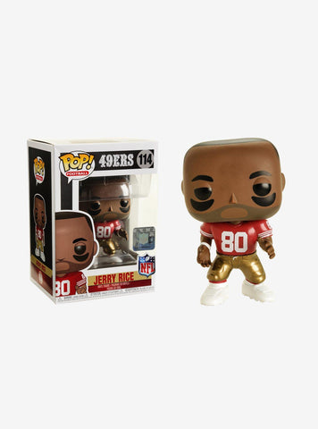 Pop Football: NFL- Jerry Rice SF 49ers Red Jersey