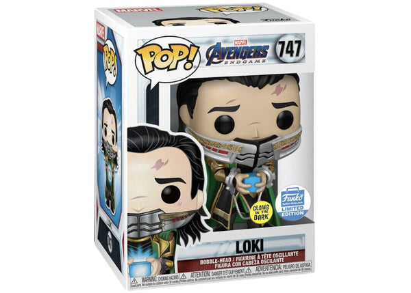 Pop Marvel Studios MCU: Avengers Endgame- Loki (GITD Funko Exclusive)