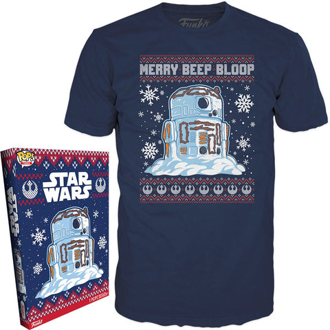 Pop Tees: Star Wars- R2D2 Snowman