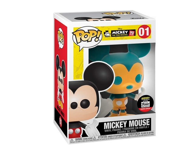 Pop Disney: Mickey True Original- Mickey Mouse Orange & Teal (Funko Exclusive)